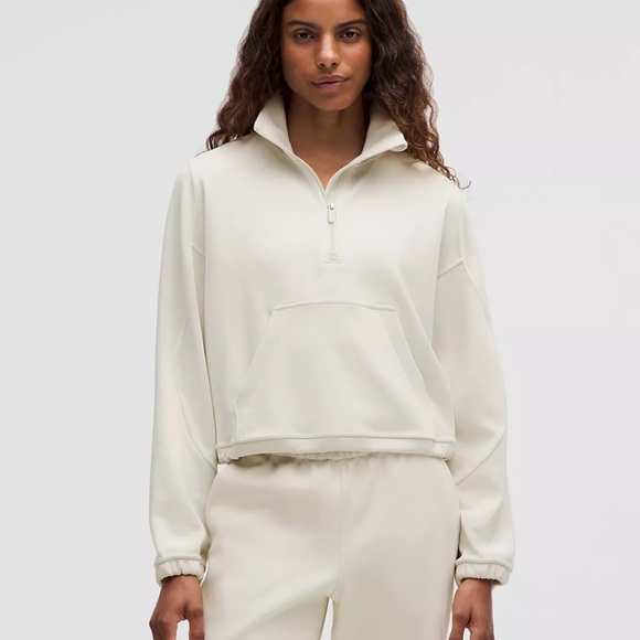 lululemon athletica Tops - Lululemon Brushed Softstreme Half Zip